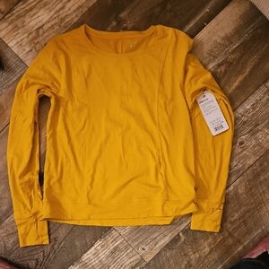Layer 8 Women's Long Sleeve Tee - Yellow